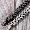 Link Bracelets Vintage 12MM V Shape Chain Strap Bracelet Men's In Stainless Steel Solid Metal Bangle Man Male Jewelry Accessories