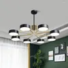 Lustres Moderne LED Lustre Éclairage Salle À Manger Personnalité Pendentif Lampe Lumières Minimaliste Chambre Décor Luminaires