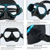 Dykmasker gratis dykmask snorkler set anti-dim vuxen frigörande glasögon snorkel mask simglasögon 230526