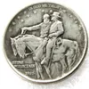 USA 1925 Stone Mountain Half Dollar Moneta copia placcata argento