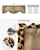 Tenda Leopard Print Animal Skin Texture Small Rod Pocket Short Curtains Home Decor Partition Cabinet Door Window