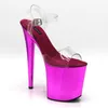 Dress Shoes Super High Heel Cm 20 Stage Show Women's Electroplating Steel Pipe Dance