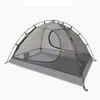 Tenten en schuilplaatsen Backpacken Tent 2 Persoon lichtgewicht campingtenten dubbele laag waterdichte draagbare handtas voor wandelreisaluminium paal 230526