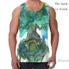 Men's Tracksuits Summer Funny Print Men Tank Tops Women Old Oak Tree Beach Shorts Sets Fitness Vest