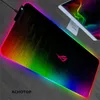 Spoczywa Rog Mouse Pad Gamer HD XXL Home Custom Ceyboard Pad Mats Asus Soft Laptop Antisllip Natural Guma Office RGB LED myszy