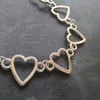 Choker Chokers Hollow Korean Sweet Love Heart Necklace Statement Girlfriend Gift Cute Bicolor Jewelry Collier Femme 2023Chokers