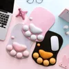 Rests Cute Cat Paw Mouse Pad Nonslip Silicone Mice Mat PC Computer Wrist Rest Support