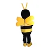 Disfraces de mascota de abejas de alta calidad, regalos de carnaval, Halloween, Unisex, adultos, juegos de fiesta de lujo, traje de vacaciones, traje de publicidad al aire libre