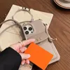 Women Crossbody Bag Designer Phone Case for IPhone 14 Pro Max11 12 Promax X/xs Wallet Card Cases Repo Leather Phone Cover Card Pocket Designers Accesories H Khaki