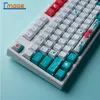 Accessoires 130 Tasten Coral Sea Thema Kirschprofil -Tastatur für die mechanische Tastatur 104/100/98/87/71/61 Sublimation PBT KeyCap