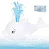 Jouets de bain pour bébés pour enfants Jouets d'eau de pulvérisation Baby Shower Jouets de bain de baleine électriques avec musique légère Lumière LED Jouets pour enfants Jouet de baignoire