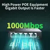 Przełączniki TPLINK 5 Port Gigabit Poe Switch 1000GBASET Network Switcher RJ45 Plug and Play Networking Hub Internet Splitter TLSG1005P
