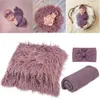 تذكارات 3pcs/مجموعة المولود المولود POGORATION PROPS KITS FAPE FUR BLASH PRANTS COTTON WRAV مع عصابة رأس معقدة للرضع طفل الأطفال 230526