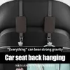 Yeni metal koltuk arka kanca taşınabilir araba çok fonksiyonlu depolama kancası çok işlevli otomatik koltuk başlık kancası koltuk arka kanca araba için