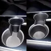 Ny högkvalitativ dryckhållare ABS -bilbil Drink Water Cup Bottle Can Holder för Tesla Model 3 biltillträde