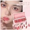 Lip Gloss Moisturizing Velvet Mini Oil Long Lasting Tint Cosmetic Makeup Glaze Sexy Red Lipsticks Liquid Matte Air Q5h9Lip