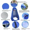 Tendas e abrigos portáteis de tenda de camping portátil tenda de chuveiro simples capa de banheira troca de cabine de encaixe tenda móvel tenda de pesca de vaso sanitário 230526