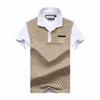 2023SS Designer Polo Shirts Men Luxe Polos Casual Mens T Shirt Snake Bee Letter Afdrukken Borduurwerk Mode High Street Man Tee #999
