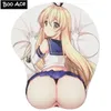 Pads Kancolle Shimakaze Anime 3D Oppai Mouse Pad Wrist rest