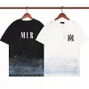 designer t shirt mens t shirt miri shirt designer shirt Limited Edition Couples Tees Street Wear Fashion Splash-ink Letter Print Short Sleeve Casual Loose Crewneck