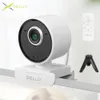 Webcams Delux DC07 webcam AI Humanoid Smart Tracking USB Camera avec télécommande Autofocus HD 1080p pour ordinateur portable PC