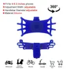 New Safe Bicycle Bracket 360 Rotatable Phone Holder Silicone Pull Type Silicone Support For Mobile Phone Motorcycle Stand Silica Gel