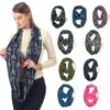 Bandanas thermiques hommes femmes ami cadeau cache-cou bavoir châle caché poche zippée infini écharpe écharpes cercle boucle