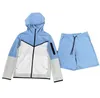 Football Hooded Polo Soccer Fleece Zipper Thick Designer Tech Jacket Pant Men Sports Pants Jogger Hooded Jacke 2023