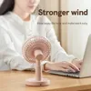 Gadgets Kivee Summer Portable ventilateur USB BURANT MINI VAN FAN COLING AIR ROTATION AGLATION RÉGLABLE POUR LA MÉNALIT