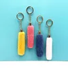 Keychain Donne del portachiavi a colori lunghi graziosi Donne a colori solidi BASSE CHOERINGI CAMPEGNO CHINFY TASSEL APPIDANTE DECORAZIONI APPLICA