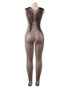 28% OFF Ribbon Factory Store Sexy women's dress up sexy lingerie body net elastic bodstocking fitness suit