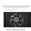 Radiateur de mémoire de la plaque arrière de refroidissement de refroidissement du PC pour Nvidia RTX 4090 3090 Carte graphique VGA VRAM FOLER PANNEUR D'ALUMINUM + FAN DOUBLE PWM