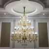 Люстры XL Большой потолочный хрустальный люстр освещение для гостиной El Furniture светодиодная лампа Candelabro Luxury Church