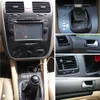 Dla VW Golf 5 GTI MK5 2 drzwi wewnętrzne centralne panelu sterowania Urządzenie drzwi z włókna węglowego naklejki naklejki