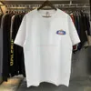 Roupas de moda de grife camisetas de nicho Moda Rhude Motorsport 2022 comemorativa de dois fios puro algodão casual camiseta de manga curta para homens e mulheres algodão 27