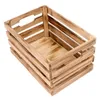 Gift Wrap Country Storage Bins Nesting Container Wood Display Tray Retro Wooden Crate Keepsake Cabinet