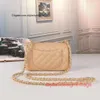 S Totes Women's Designers Handbag Crossbody Tote Purse Handbag Luxury Brand Message Bags Classic Pu Leather #1116 Wallet Gold Chain Mini 20cm Black
