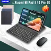 Caso para Xiaomi Pad 5 Caso do teclado Xiaomi Pad 5 Pro Mipad 5 Inglês Russo Espanhol Espanhol Francês Hebraico Coreano Teclado português