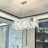 Kroonluchters modern kristallen plafond kroonluchter chroom hangend licht lampen voor woonkamer slaapkamer model luxe ophanging luminaire