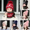 Bandanas Solid Color Outdoor For Women Snow Riding Ski Beanies Hats Knitted Scarf Hat Set Warm Skullies Bonnet Caps