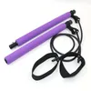 Weerstandsbanden Portable Gym Pilates Bar Multifunctionele yoga-pull staven met band voor borstversterking fitnesstraining