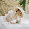 Свадебные шляпы Свадебные шляпы белая сетчатая шляпа Hepburn Style Bridal Po солнцезащитный крем для отдыха