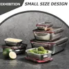 Dinnerware Sets Fresh Lunch Box With Lid Multi-function Case Portable Bento Stainless Steel Snack Containers Accessory Convenient Stack