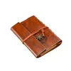 Retro Vintage Pirate Anchor Pu täcker lös blad strängbunden tom anteckningsbok Notepad Travel Journal Diary Jotter (Brown)