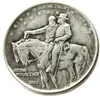 USA 1925 Stone Mountain Half Dollar Moneta copia placcata argento