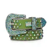 Fashion designer belts for women mens belt Bb inlaid with rhinestone needle buckle as a gift