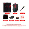 Souris redragon perdition m901 usb wired gaming souris 12400dpi 19 boutons gibs programmable souris rétro-éclairage ergonomic ordinateur ordinateur pc pc