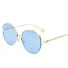 Frames 2023 Fashion Round Frame Ni Ni's New GG Glasses Women's Trend Sunglasses Street Shoot