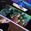 RESTS RVB FINAL Fantasy Mousepad Anime xxl Gamer Mouse Pad xxl Clavier Tapis de jeu Play Play Mats PC Table PC TABLE LED Éclairage