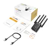 Routrar Wavlink AC1200 WiFi Repeater/Router/Access Point Wireless WiFi Range Extender WiFi Signalförstärkare med externa antenner heta